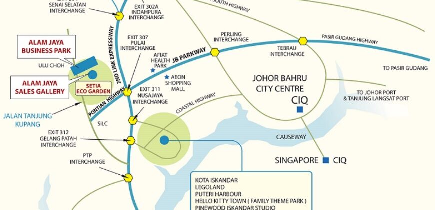 Pekan Nanas Ulu Choh Alam Jaya Business Park Semi Detached Factory for Sale