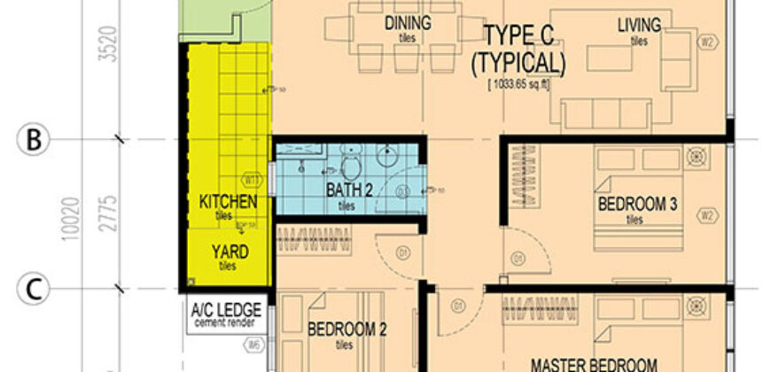 3 BEDROOMS & 2 BATHROOMS COMPLETED READY TO MOVE IN FOR SALE AT AVERY PARK TAMAN RINTING MASAI JOHOR