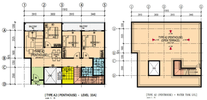 PENTHOUSE COMES WITH 3 BEDROOMS READY TO MOVE IN AT AVERY PARK TAMAN RINTING MASAI, JOHOR,MALAYSIA