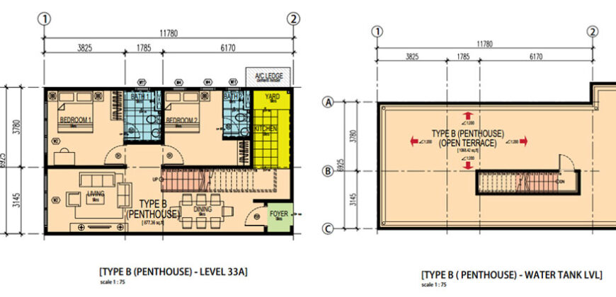 2 BEDROOMS PENTHOUSE COMPLETED READY TO MOVE IN AT AVERY PARK TAMAN RINITING MASAI JOHOR MALAYSIA