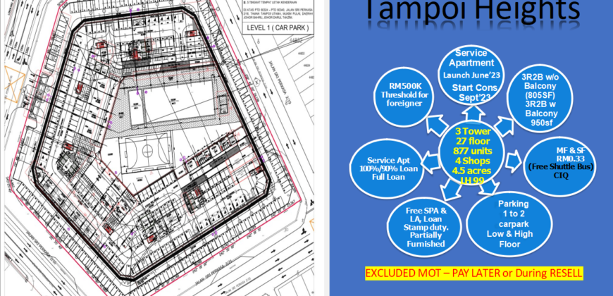 Tampoi Heights Apartment for Sale